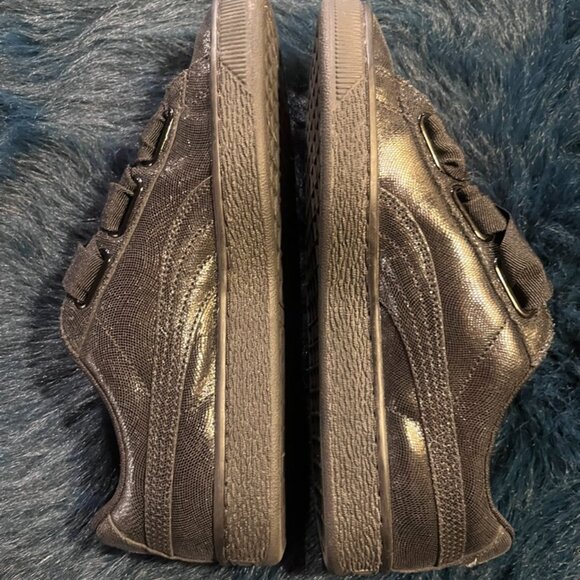 PUMA Women's Basket Heart Night Sky Shoes - Black - Picture 7 of 9